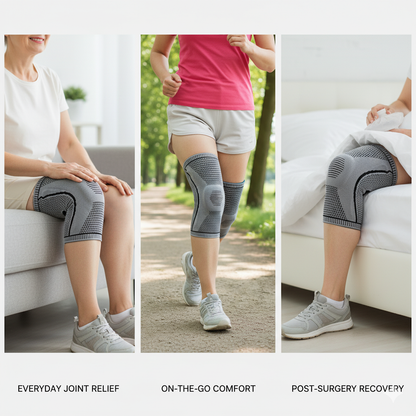 Double Compression Knee Sleeve Support for Knee Pain Sports Running Gym Joint Pain Relief Meniscus Tear Injury Recovery