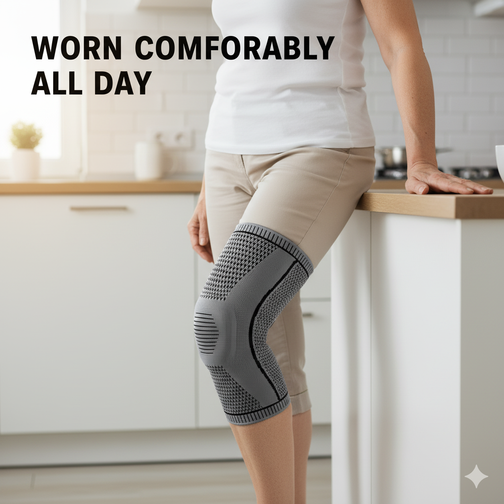 Double Compression Knee Sleeve Support for Knee Pain Sports Running Gym Joint Pain Relief Meniscus Tear Injury Recovery