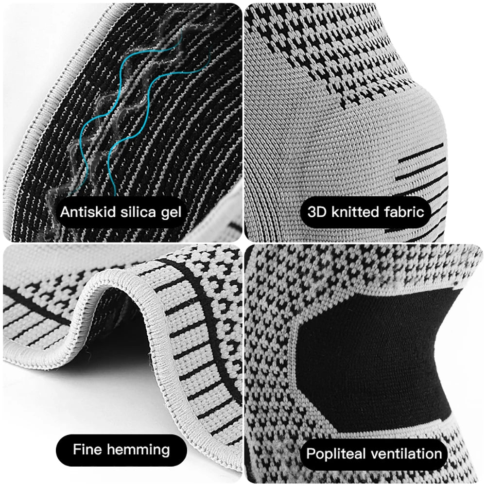 Double Compression Knee Sleeve Support for Knee Pain Sports Running Gym Joint Pain Relief Meniscus Tear Injury Recovery